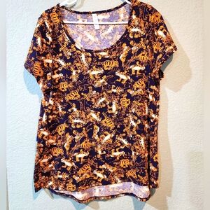 Lularoe Disney Winnie The Pooh Tigger Irma Tunic Shirt Women's Size XL X Large